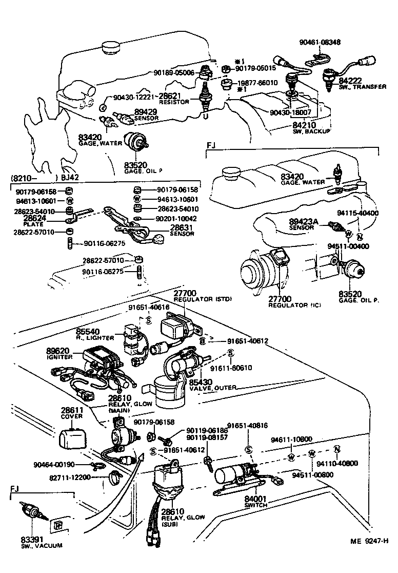 Toyota 81980-25040 FLASHER ASSY, TURN SIGNAL