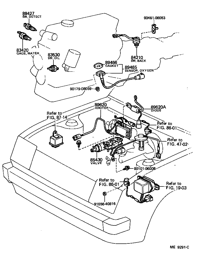 Toyota 90987-02002 RELAY, MAIN