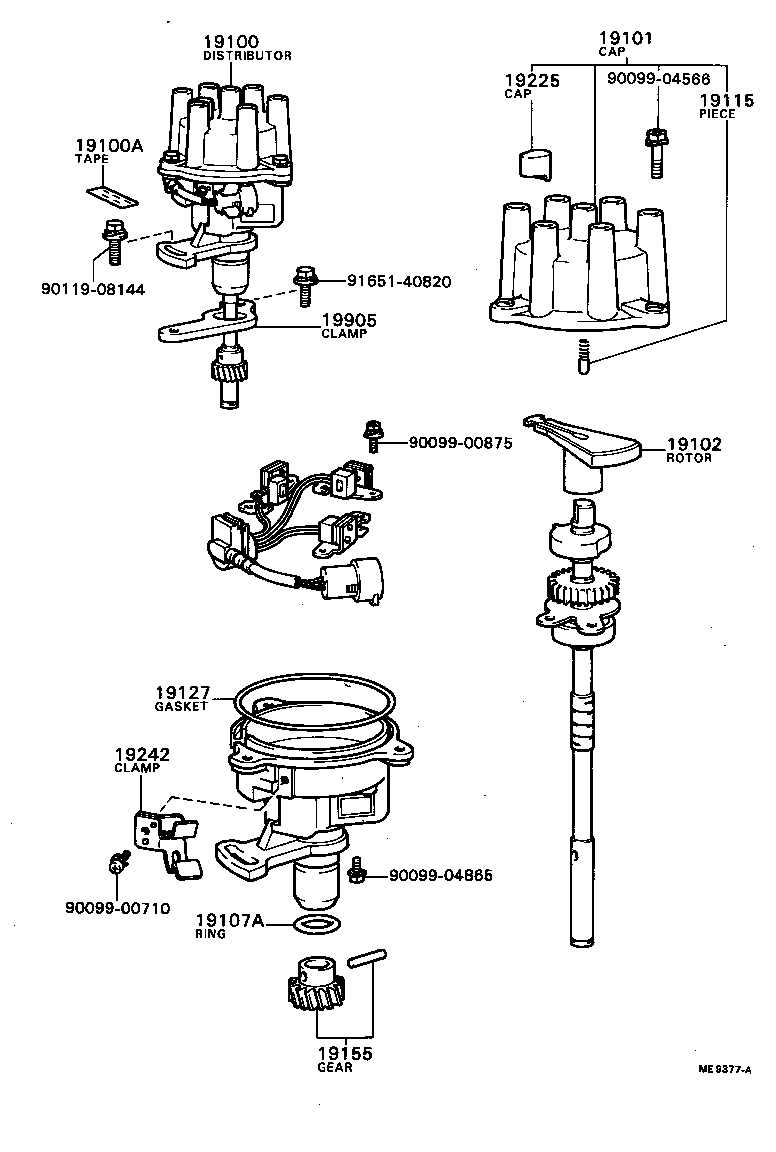 19250-45190 GENERATOR ASSY, SIGNAL product image