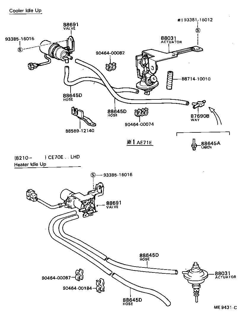 88690-12151 VALVE, MAGNET (FOR IDLE UP DEVICE) product image