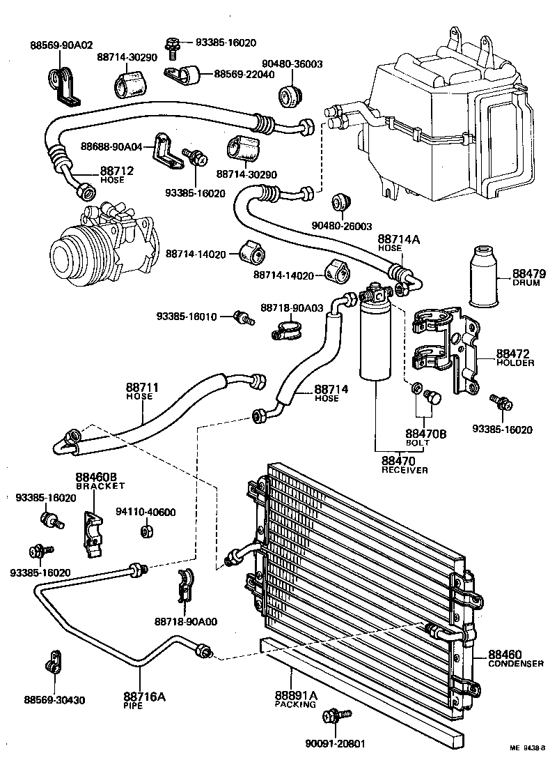 88578-90A02 PACKING A (FOR COOLER) product image