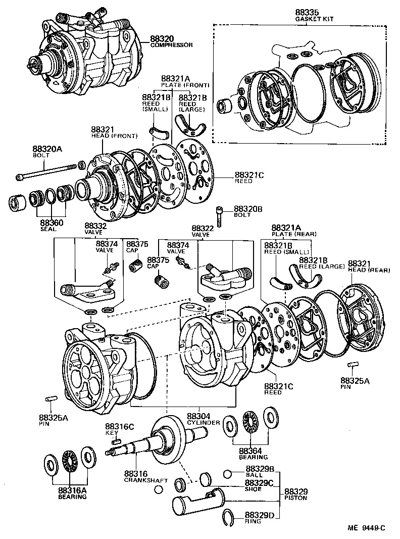 04881-30260 GASKET KIT, OVERHAUL product image