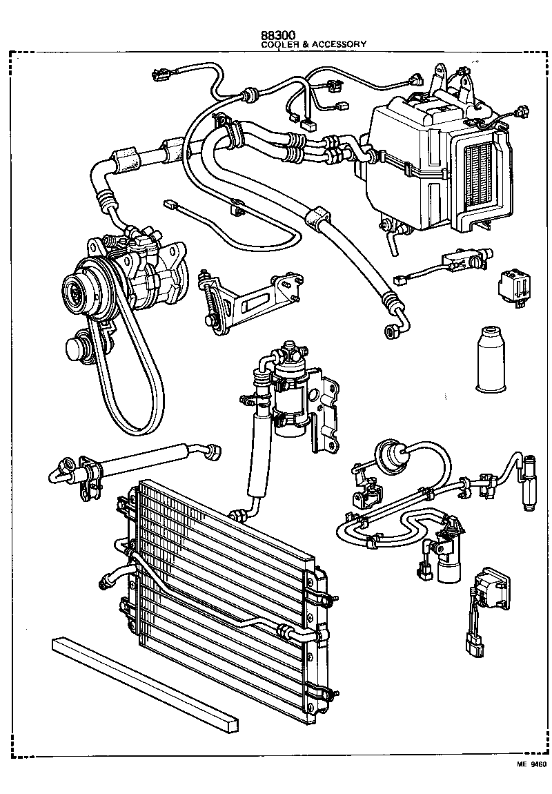88300-90A82 COOLER & ACCESSORY ASSY product image