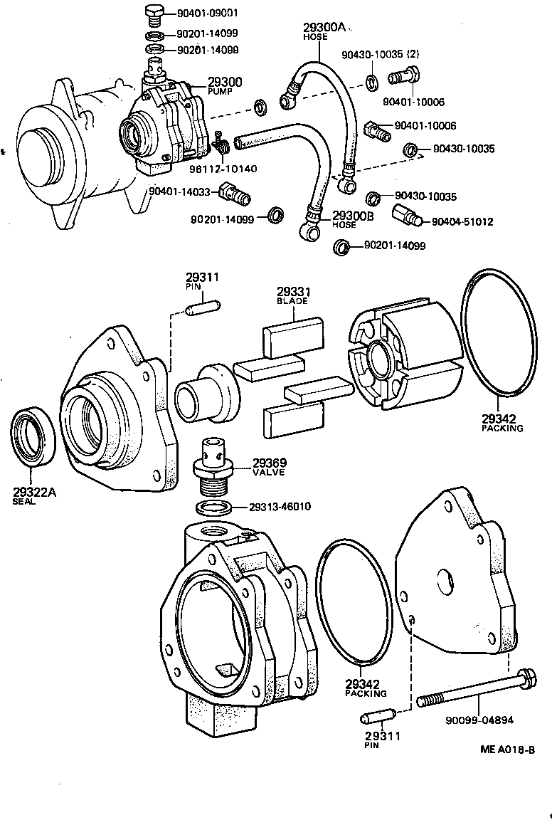 29300-54040 PUMP ASSY, VACUUM product image