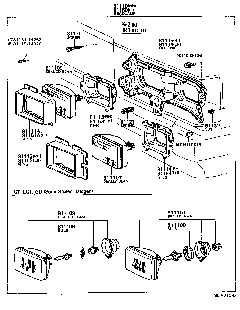81150-80098 HEADLAMP ASSY, LH product image