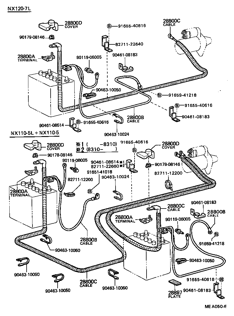 28897-18010 PLATE, BATTERY CAUTION product image