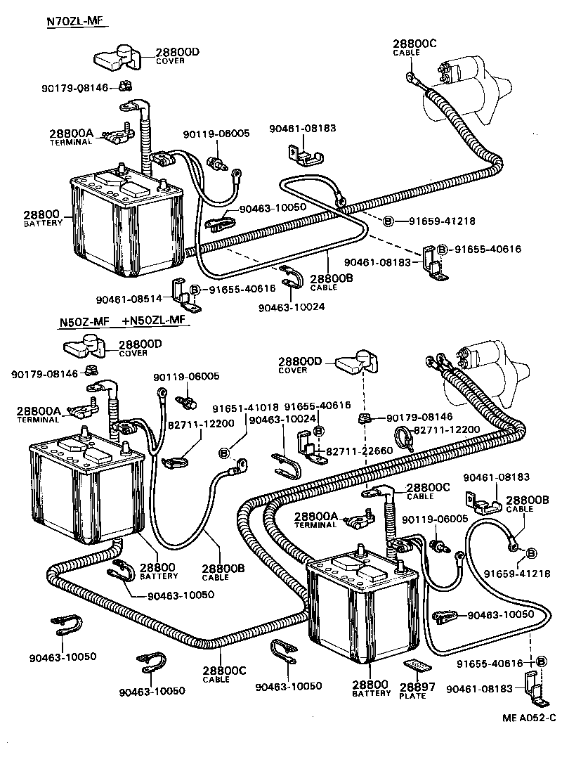 28800-70010 BATTERY product image
