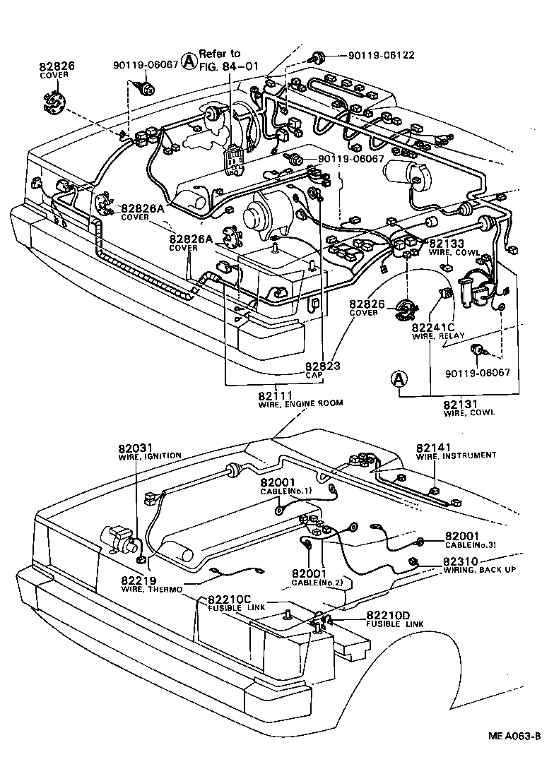 82817-22360 PROTECTOR, WIRING HARNESS, NO.2 product image
