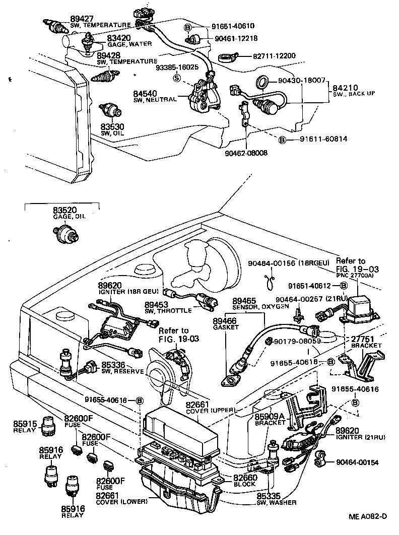 28380-73010 RELAY ASSY, FUEL PUMP product image