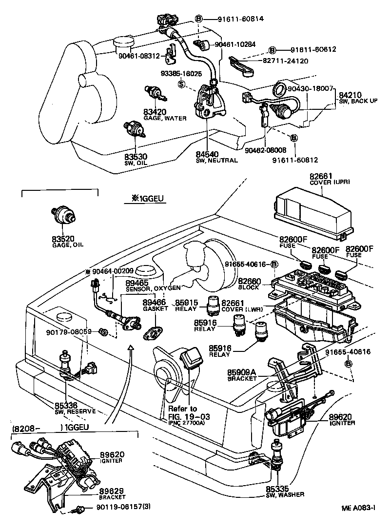 28380-73010 RELAY ASSY, FUEL PUMP product image