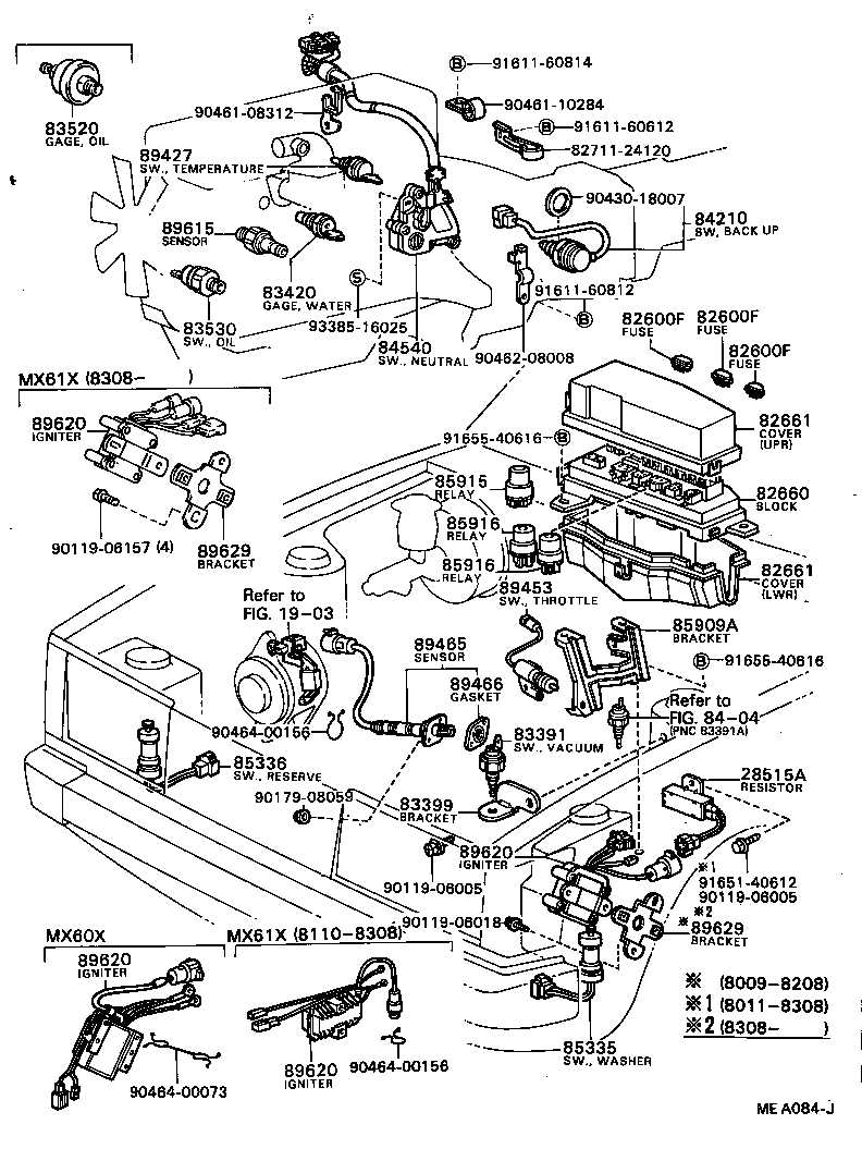 28380-73010 RELAY ASSY, FUEL PUMP product image