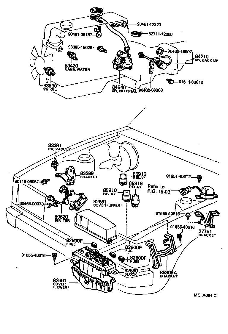 87510-22040 HEATER ASSY, SEAT product image
