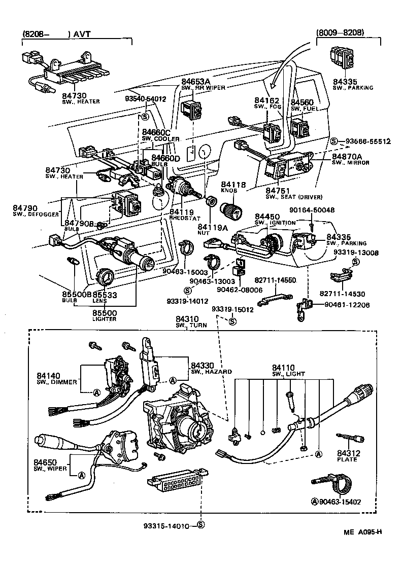 87510-22040 HEATER ASSY, SEAT product image