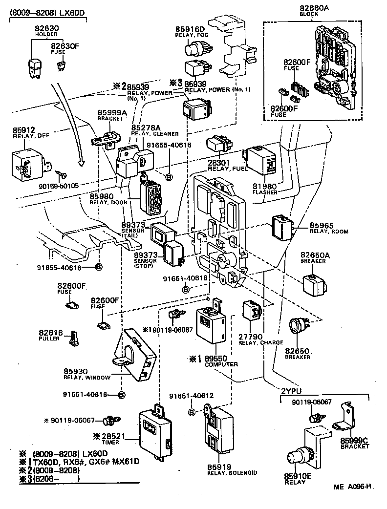87510-22040 HEATER ASSY, SEAT product image