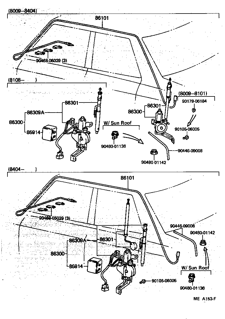 Toyota 86300-91601 ANTENNA ASSY, W/HOLDER