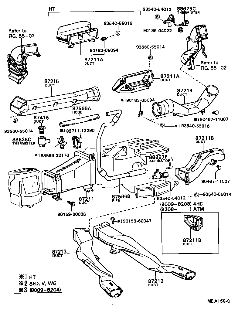 88899-22100 LEVER SUB-ASSY, HEATER CONTROL product image