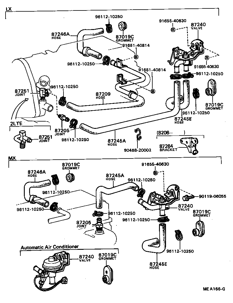 88670-22010 VALVE ASSY, HEATER WATER product image