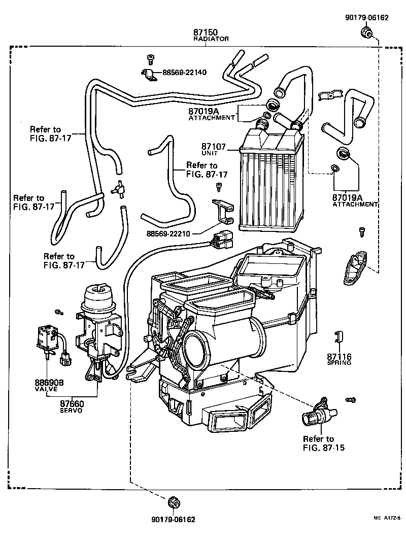 Toyota 88635-22020 RESISTOR, HEATER BLOWER