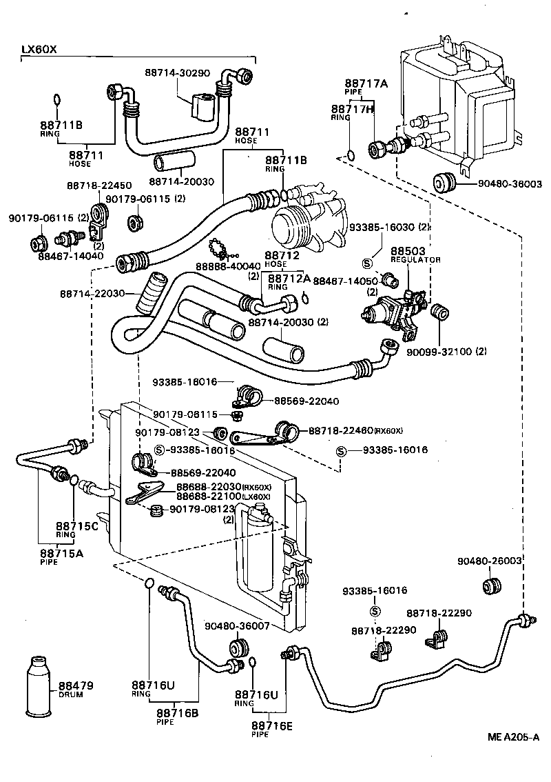 88503-22110 REGULATOR ASSY, PRESSURE product image
