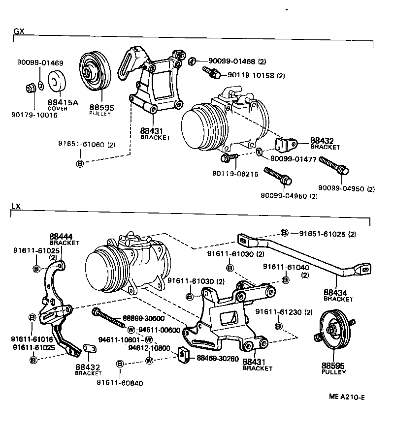 88441-22030 PULLEY, COOLER COMPRESSOR IDLE product image