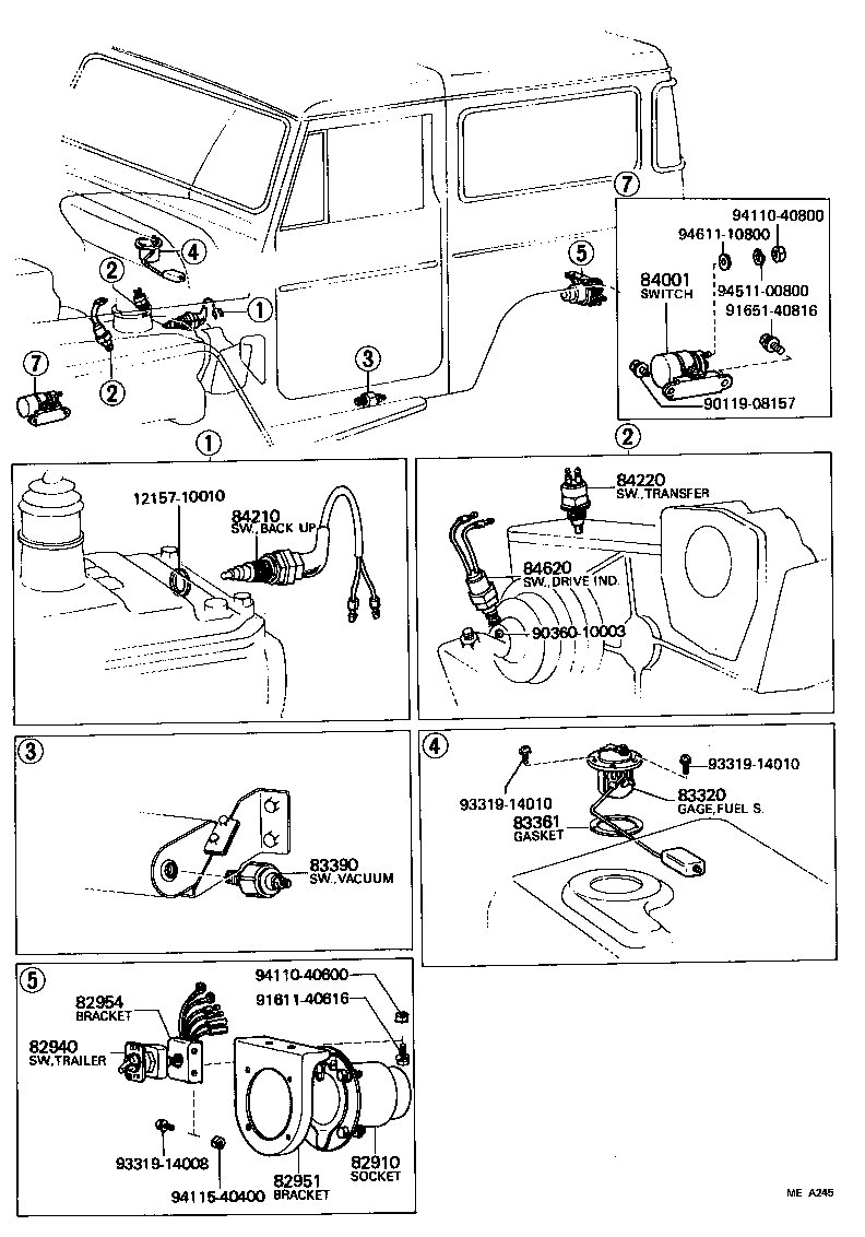 83320-60041 GAGE ASSY, FUEL SENDER product image