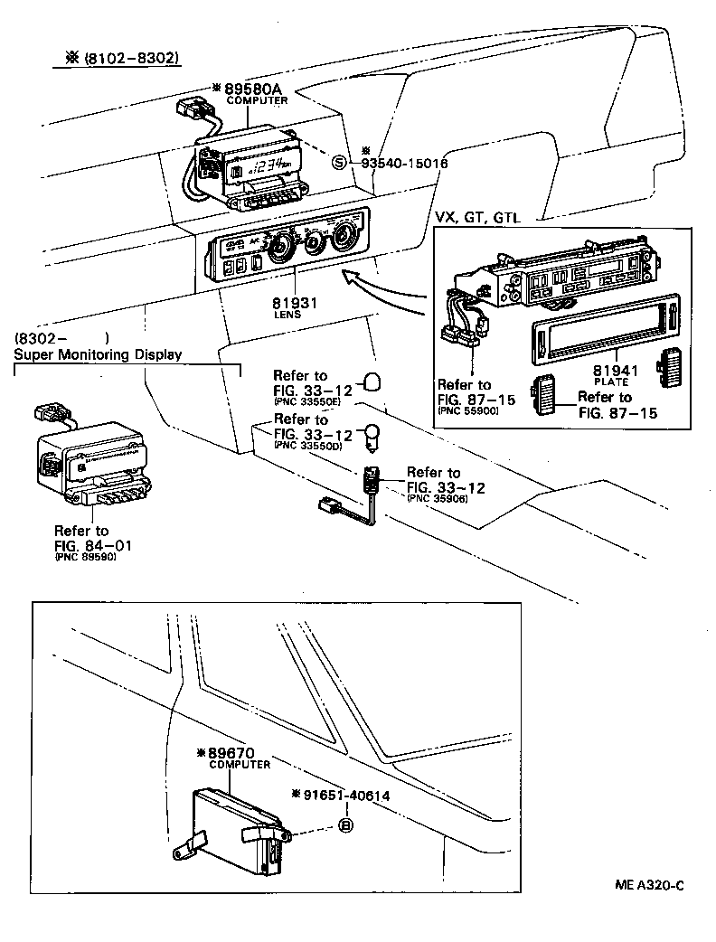 81940-24010 LENS, HEATER CONTROL INDICATOR product image