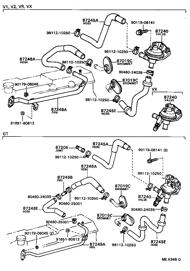 88670-24010 VALVE ASSY, HEATER WATER product image