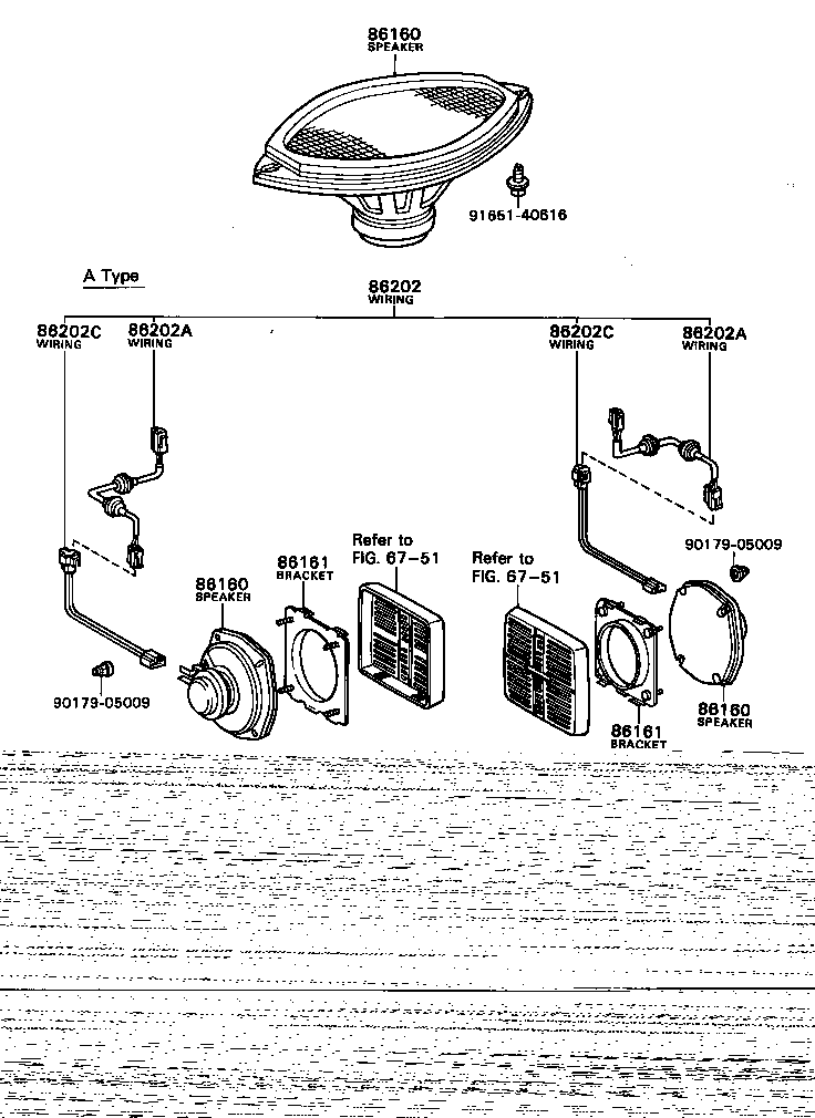 86202-89107 WIRE, SPEAKER, NO.3 product image