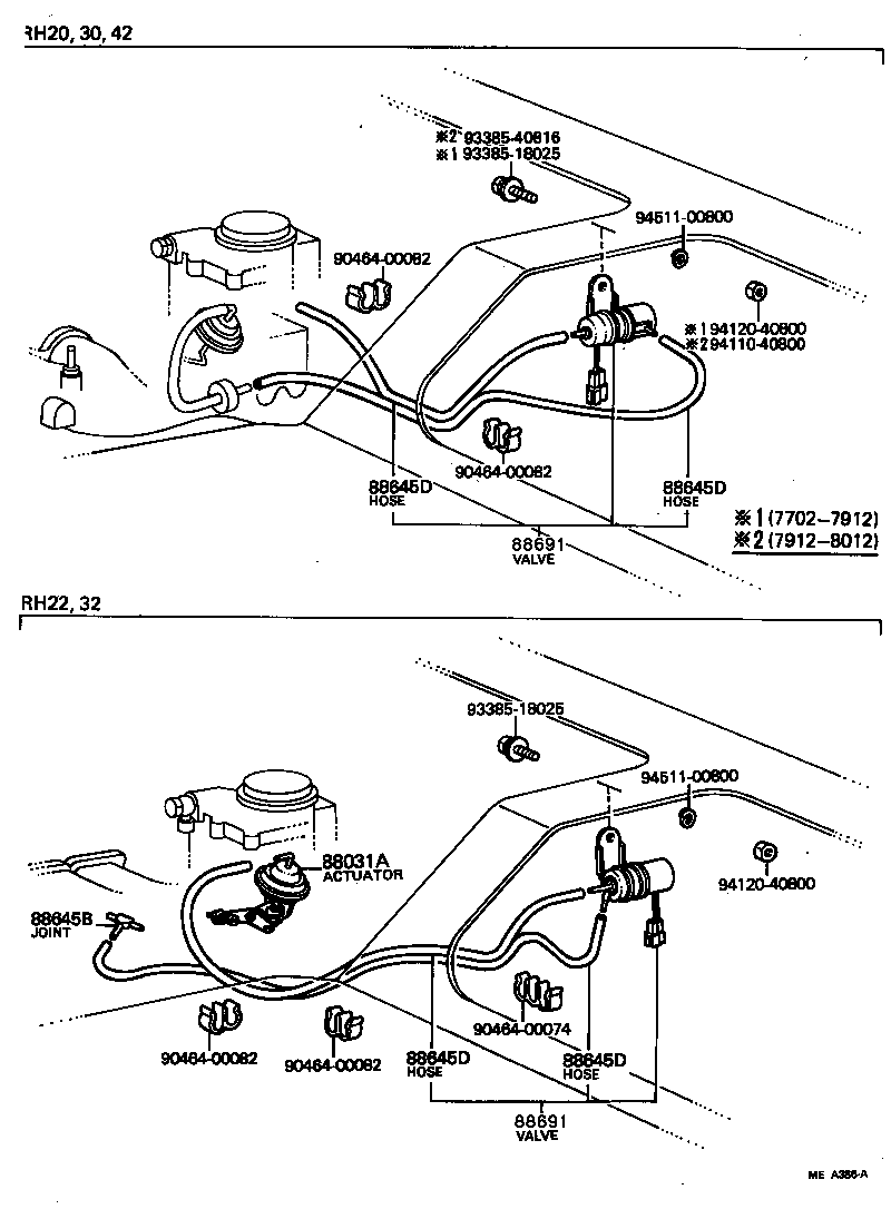 88648-95A02 WIRE, IDLE UP DEVICE product image