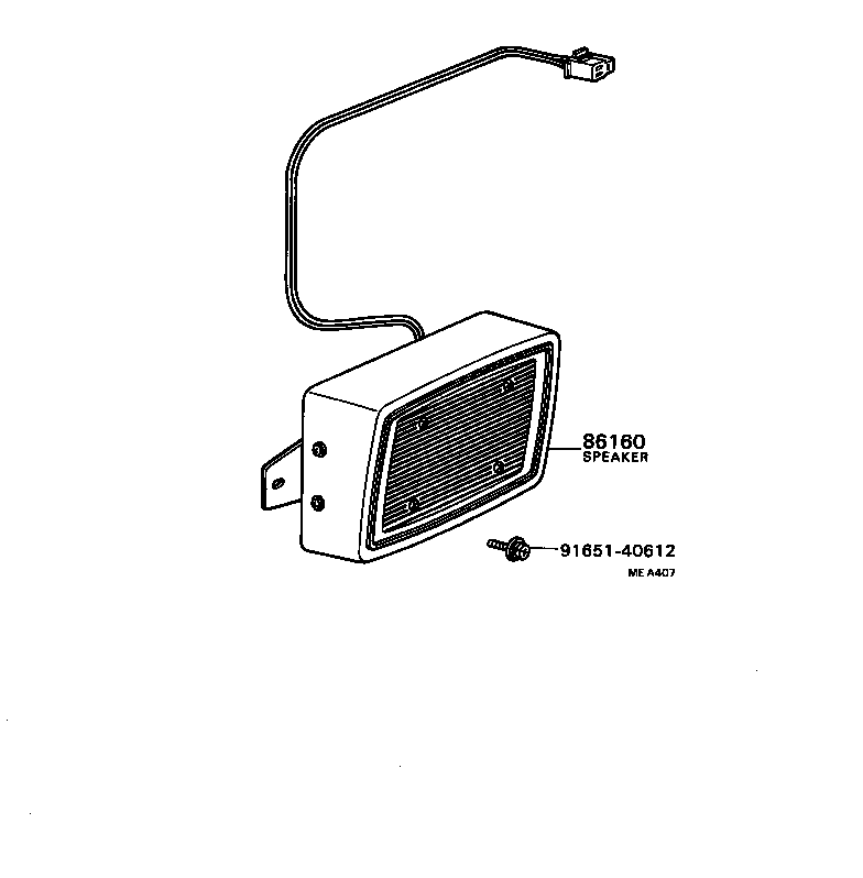 86160-87602 SPEAKER ASSY, FRONT NO.1 product image