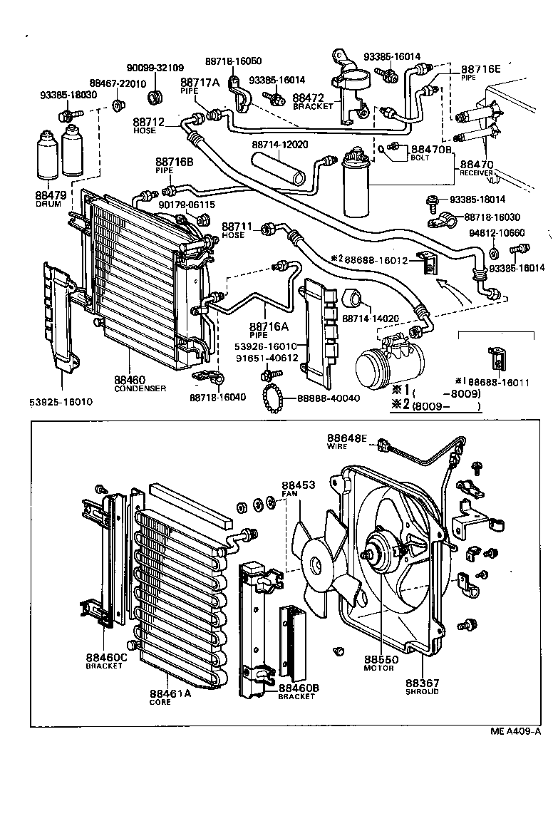 16361-28010 FAN, COOLING (FOR CONDENSER) product image