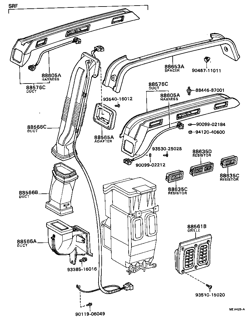 55907-87002 CABLE SUB-ASSY, HEATER CONTROL product image