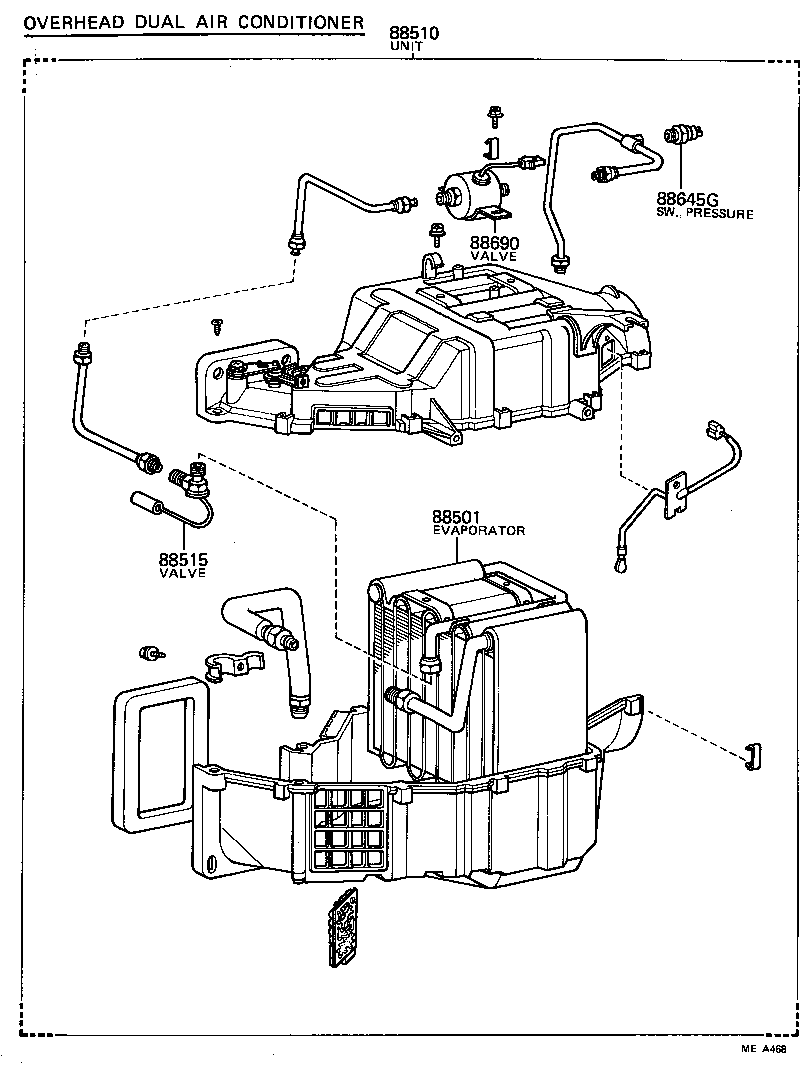 88605-95705 HARNESS SUB-ASSY, COOLER WIRING, NO.1 product image