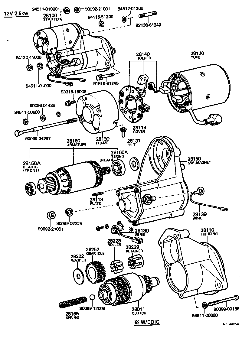 28110-60070 HOUSING ASSY, STARTER DRIVE product image