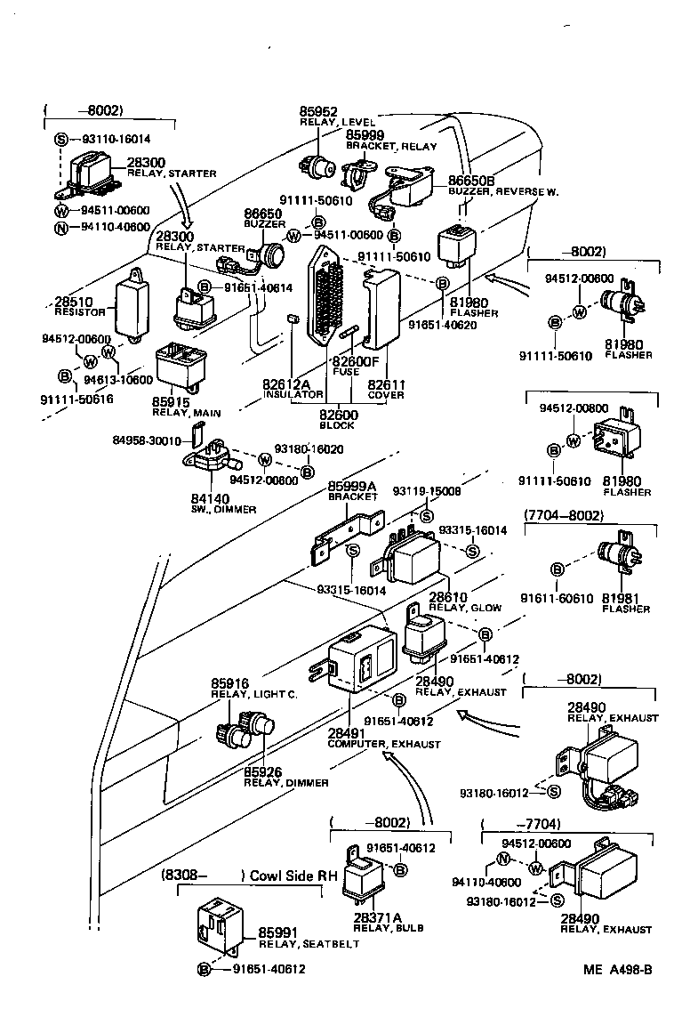 28550-47011 CONTROLLER ASSY, GLOW PLUG product image