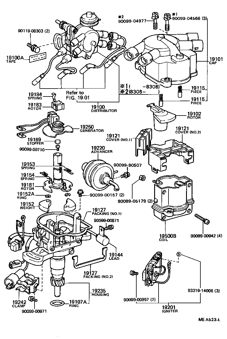 19127-52050 PACKING, DUST PROOF product image