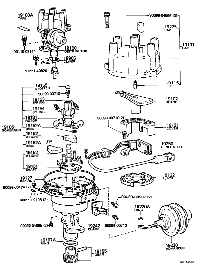 19127-52050 PACKING, DUST PROOF product image
