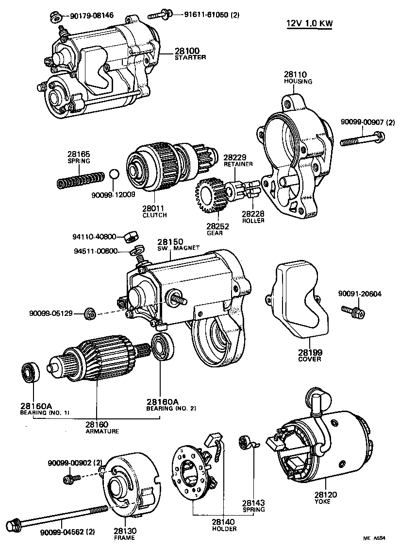 28100-27060 STARTER ASSY product image
