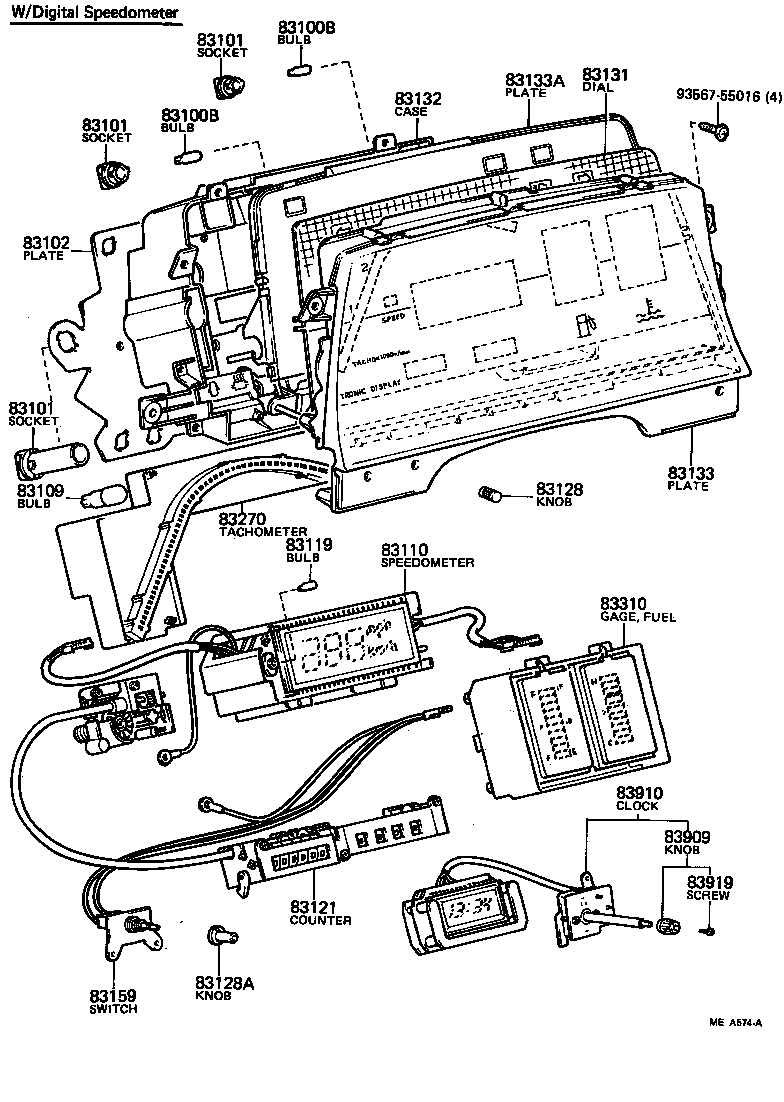 83131-1D640 DIAL, METER, NO.1 product image