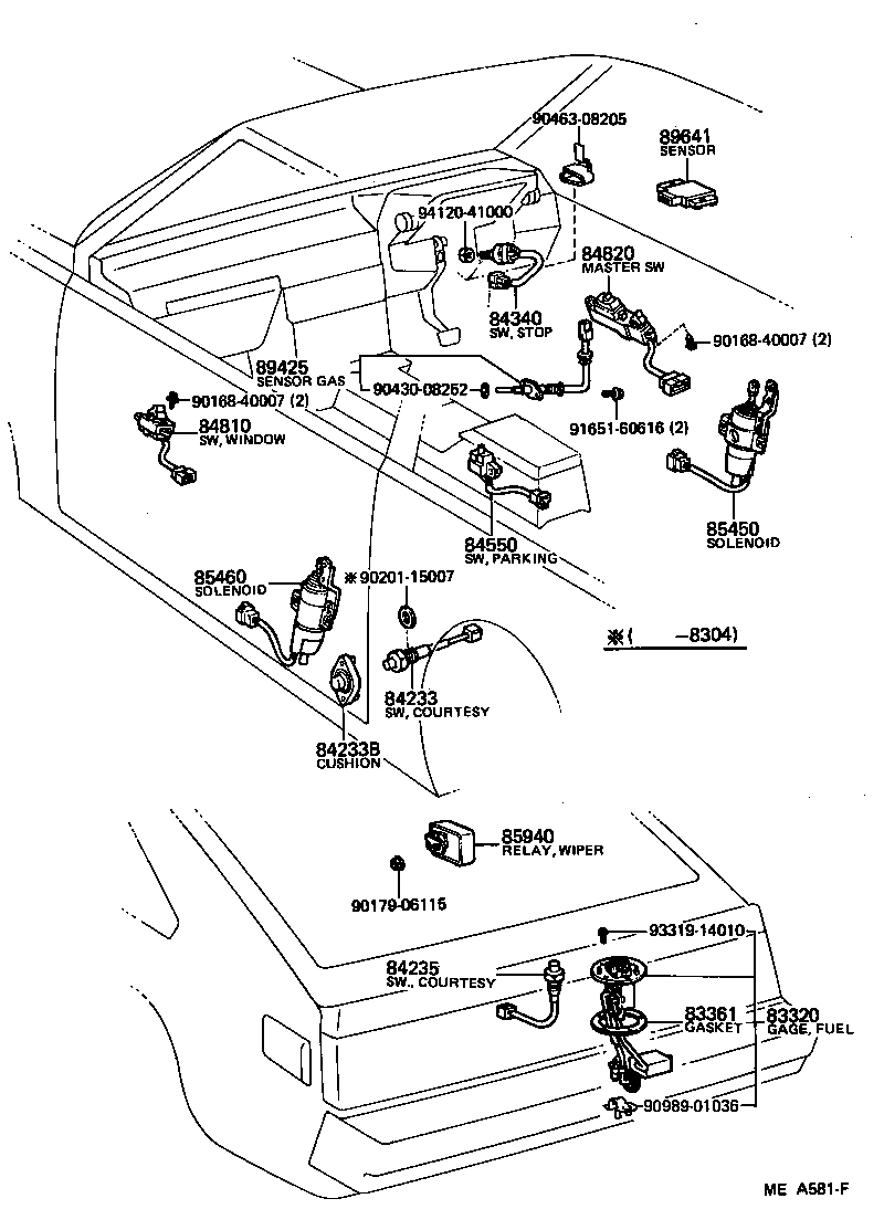 88620-24010 SWITCH, TEMPERATURE DETECT product image
