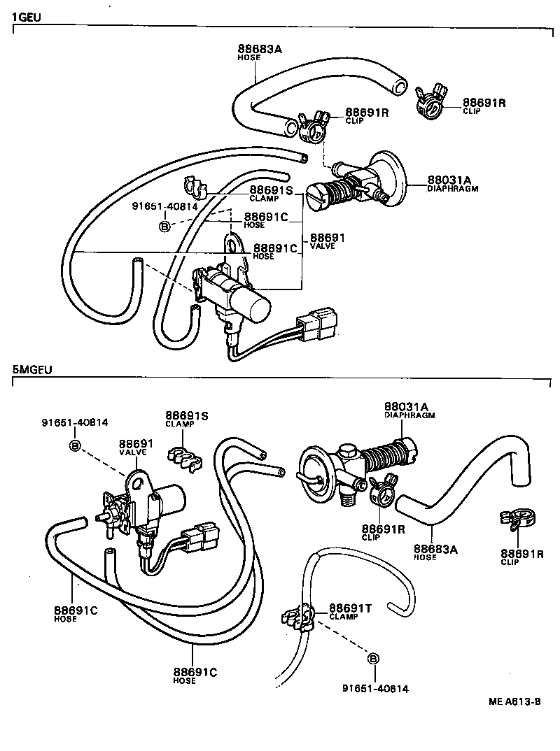 87207-24020 PIPE SUB-ASSY, VACUUM product image
