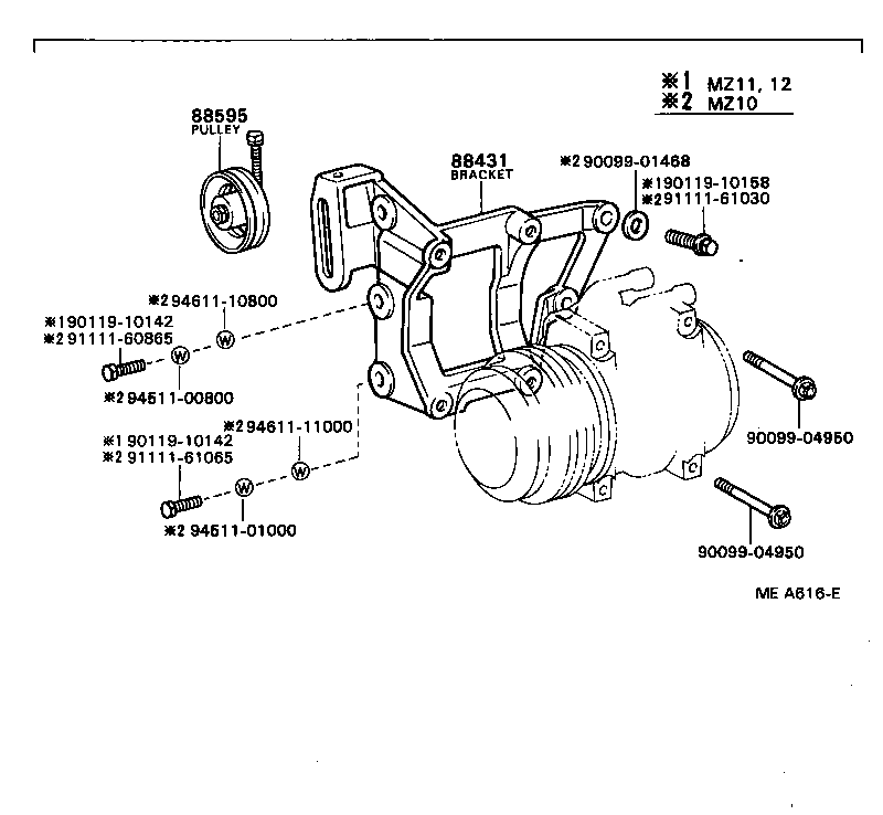 88320-24010 COMPRESSOR ASSY, COOLER product image