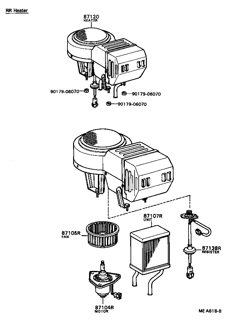 87110-95412 HEATER ASSY product image