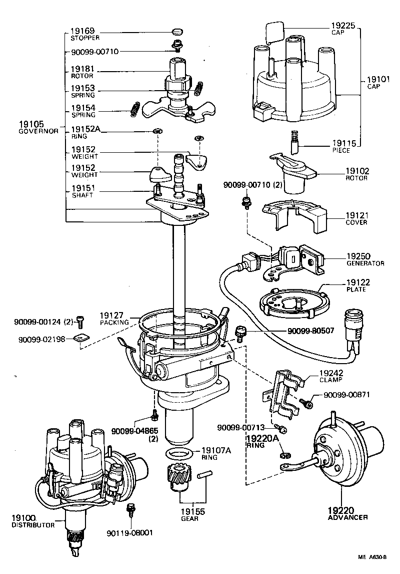 19127-45190 PACKING, DUST PROOF product image