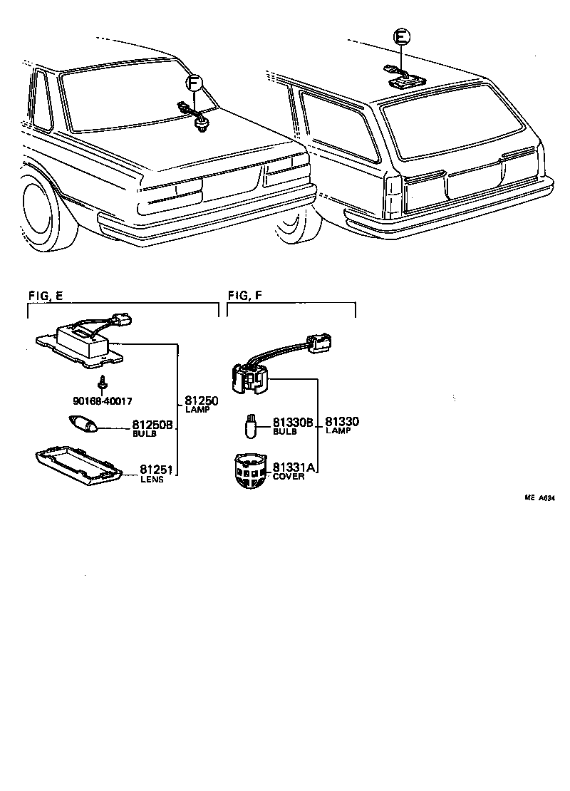 81340-22010-04 LAMP ASSY, VANITY product image