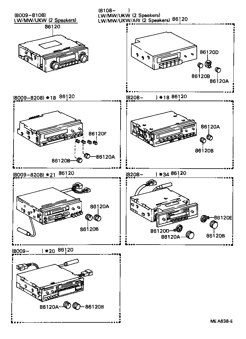 86212-22060 BRACKET, RADIO, NO.2 product image