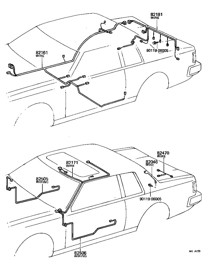 82141-14260 WIRING SUB-ASSY, INSTRUMENT PANEL product image