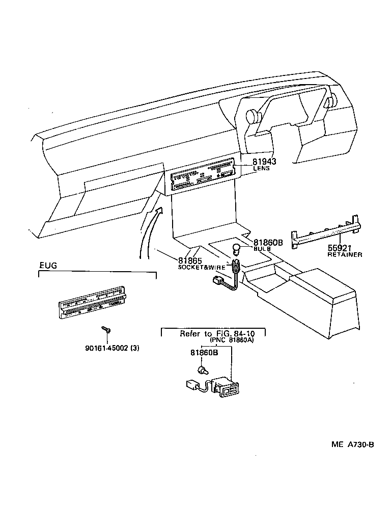 81943-14280 LENS, HEATER CONTROL INDICATOR product image