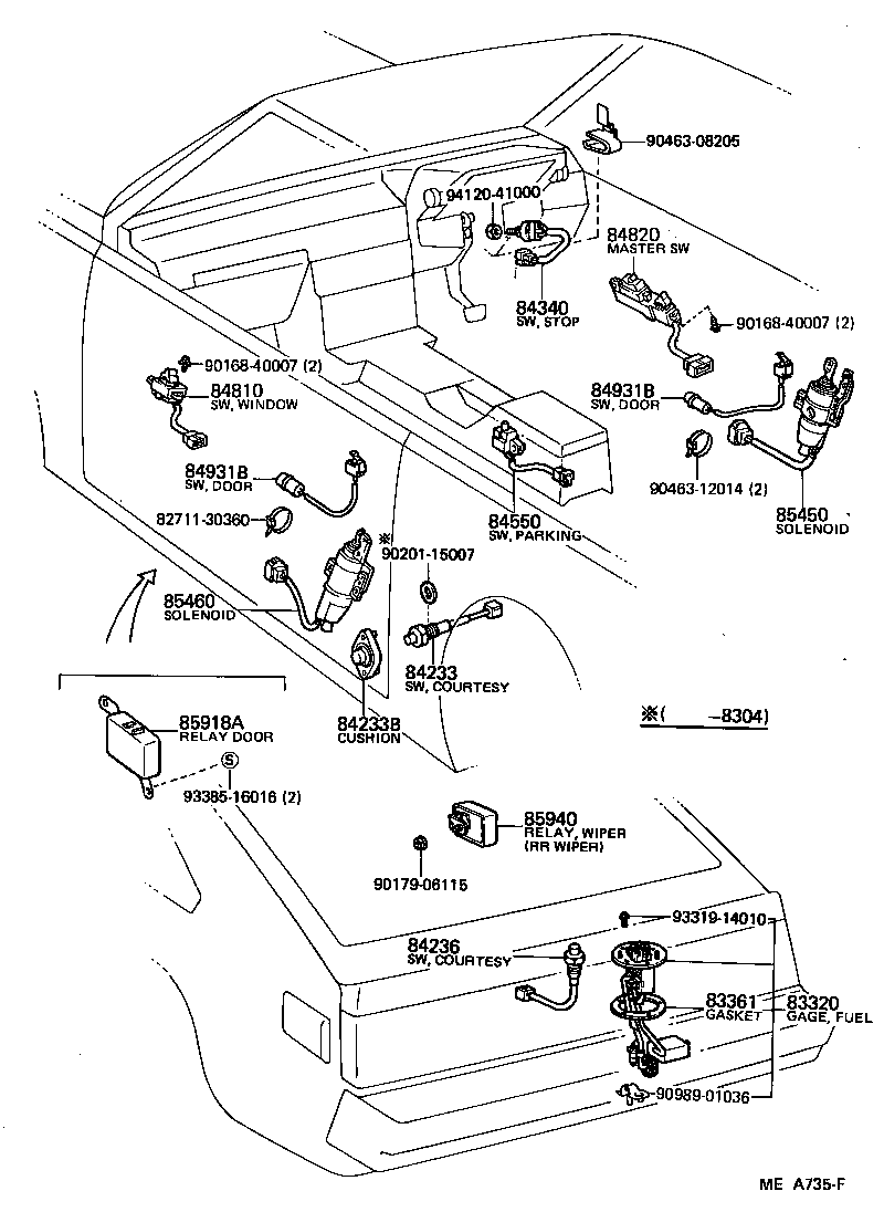 83320-19555 GAGE ASSY, FUEL SENDER product image