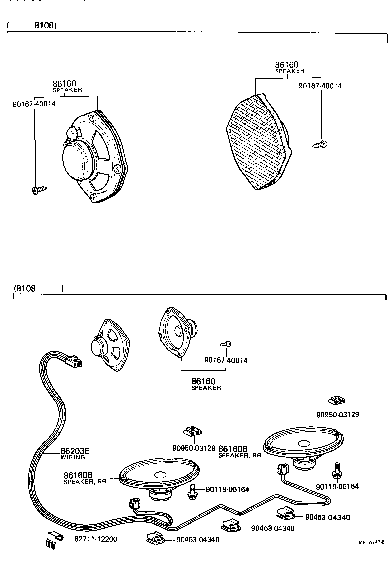 Toyota 86160-19325 SPEAKER ASSY, FRONT NO.1